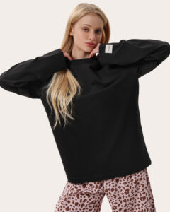 Longsleeve oversize - Czarny
